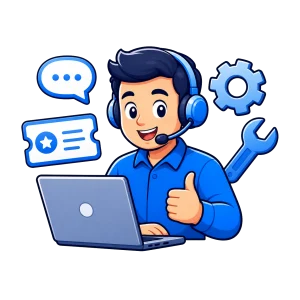 Ilustrasi developer support
